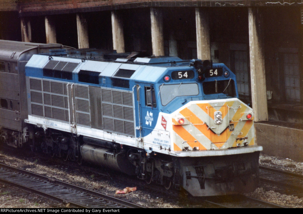 MILW F40C #54 - MIlwaukee Road